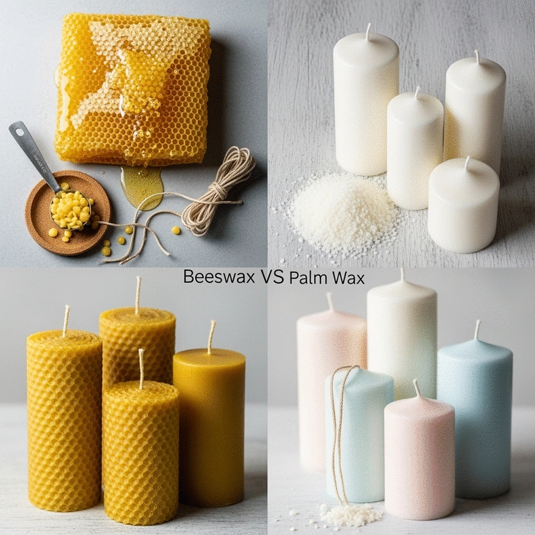 The Ultimate Comparison: Beeswax vs. Palm Wax for Australian Candle Makers
